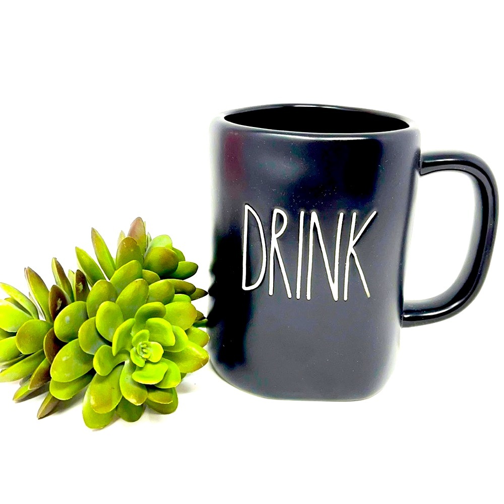 Brand New Rae Dunn By Magenta Drink Black Mug